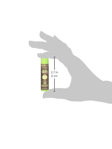 Sun Bum SPF 30 Sunscreen Lip Balm | Vegan and Hawaii 104 Reef Act Compliant (Octinoxate & Oxybenzone Free) Broad Spectrum Natural Lip Care with UVA/UVB Protection |Kiwi Flavor| .15 oz (Pack of 2)