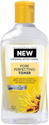 Dickiinson's Pore Perfecting Witch Hazel Toner, Gentle Facial Toner for Deep Cleansing and Oil Control, Refines Pores, Alcohol-Free Formula, 16 fl oz