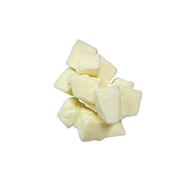 Kyabo Organics Cocoa Butter for Cooking, Skin care 2lb / 32oz Bag | Sweet Aroma | Food Grade and Cosmetic Grade | With out strong Cocoa Smell