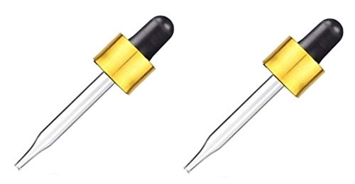 Natural Squalane Oil (derived from Olives) with Glass Dropper (Pack of Two) 100mlx2 (6.76 oz)