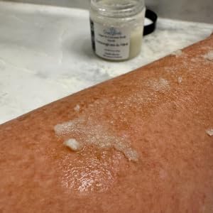 PJ’s Coconut & Almond Bliss Sugar Scrub – Bare Bliss Fragrance-Free Gentle Exfoliating & Nourishing Body Polish, Cruelty-Free, Small Batch, 3.75 oz