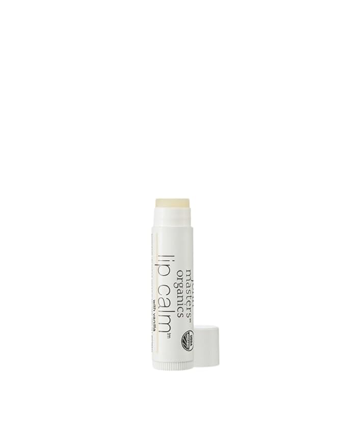 John Masters Organics - Lip Calm Vanilla - USDA Certified Organic Natural Lip Balm to Moisturize, Hydrate & Soothe Chapped Lips - 0.15 oz
