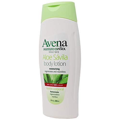 Avena Instituto Espanol Aloe Savila Body Lotion, Moisturizing, Regenerates and Nourishes, 2-pack Of 17 FL Oz each, 2 Bottles