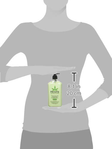 Hempz Body Lotion - Green Tea & Asian Pear Daily Moisturizing Cream,Shea Butter Body Moisturizer - Skin Care Products,Hemp Seed Oil - Large,(Pack of 2)