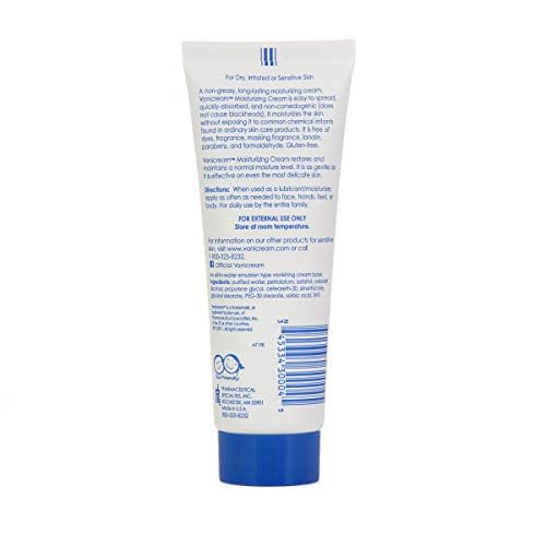 Vanicream Moisturizing Skin Cream | For Sensitive Skin | Soothes Red, Irritated, Cracked, or Itchy Skin | Dermatologist Tested | Fragrance and Paraben Free | 4 Ounce