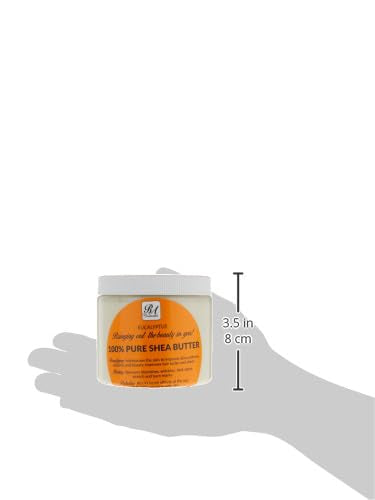 RA COSMETICS Whipped Shea Butter with Eucalyptus Oil – 100% Unrefined Shea Body Butter from Ghana – Moisturizes Skin, Nourishes & Conditions Hair – Softens and Smooths Lips, Hands & Feet – 12oz