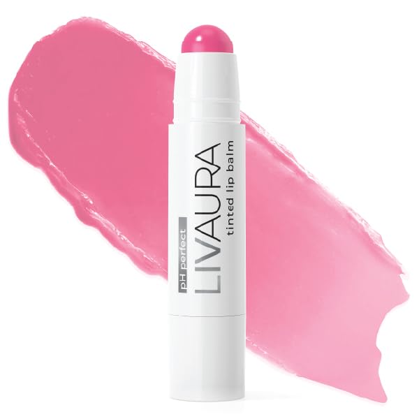 Tinted Lip Balm pH Activated Colored LipBalm, Hydrate, Glossy, Lightweight, Moisturize & Tint with Shea Butter, tinted lip balm for women, Premium Quality, Made in the USA (Raspberry)
