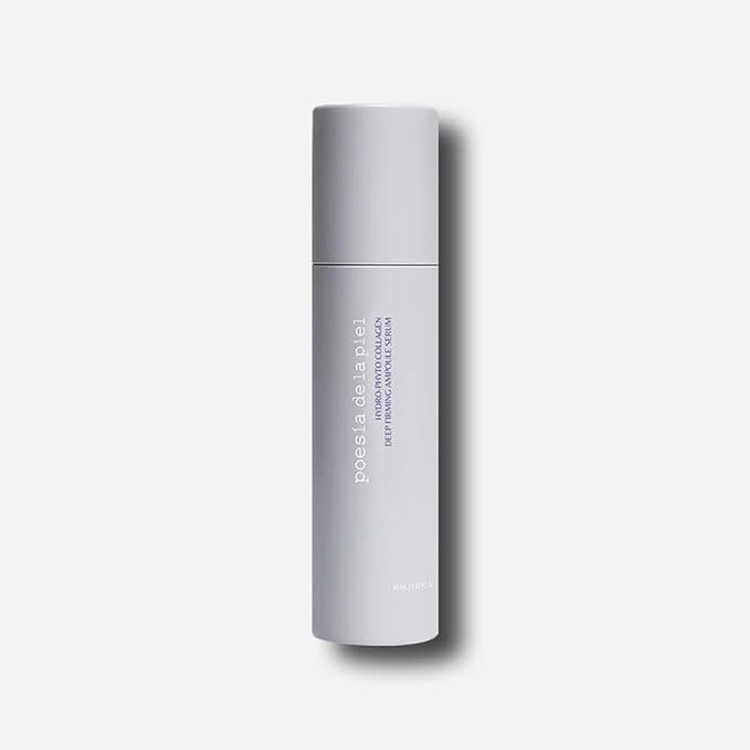 POESIA Hydro-Phyto Collagen Firming Ampoule Serum – Plant-Based Collagen + Niacinamide & Adenosine | Brightening & Firming K-Beauty Serum | All Skin Types | 1.62 fl oz