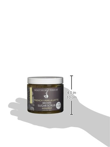 Soothing Touch, French Vanilla Latte Organic Brown Sugar Scrub, 16 oz