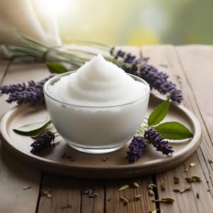PJ’s Coconut & Almond Bliss Sugar Scrub – Tranquil Lavender Twilight Scent, Exfoliating Body Scrub for Smooth, Soft Skin – Handmade Natural Skincare, Clean Ingredients, Moisturizing Spa Bath Gift