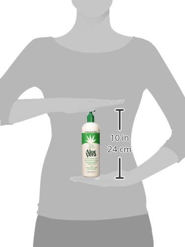 Triple Lanolin Aloe Vera Soothing Lotion (20 Fl Oz) – Professional Aloe & Lanolin Moisturizer for All Skin Types – Deeply Hydrating Hand and Body Lotion – Non-Greasy & Fast-Absorbing