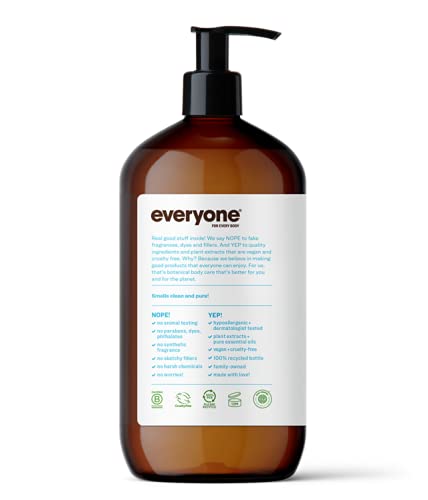 EO Products, Everyone Lotion for Everyone and Everybody, Unscented, 32 Fl Oz (960 ml)