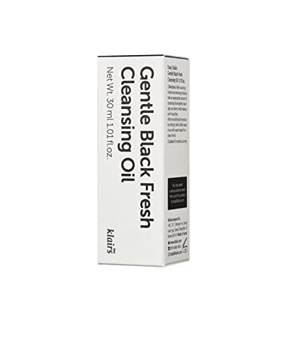 DearKlairs Cleansing Oil - 6 Plant Oils, No Parabens, Korean Makeup Remover for Sensitive Skin, Double Cleanse Step, Vegan Cruelty-Free, 1.01 Fl Oz