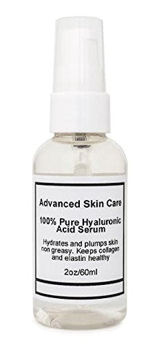 Original Hyaluronic Acid Serum for Your Face, 100% Pure No Alcohol, No Parabens, Vegan & Made in the USA - Best Wrinkle Serum, Anti Aging, Dry, Dull or Oily Skin, Oil Free (2.oz)