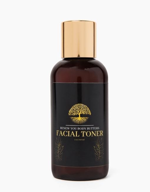 Witch Hazel & Rose Oil Facial Toner - Alcohol-Free Face Toner for Deep Hydration, Soothing Toner for Face, Gentle and Refreshing, with Aloe Vera Hydrating All Skin Types - 4 Oz