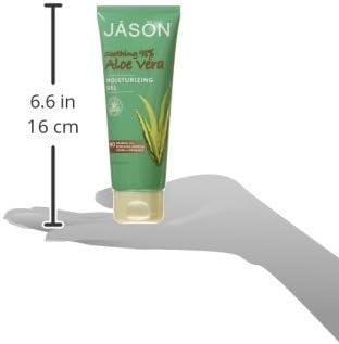 JASON Soothing 98% Aloe Vera Moisturizing Gel (IASC Certified), 4 Ounce Tube