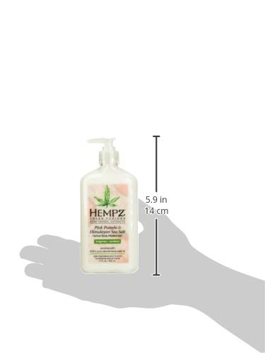 Hempz Body Lotion Pink Pomelo & Himalayan Sea Salt Daily Moisturizing Cream, 17 Fl Oz,(Pack of 2)