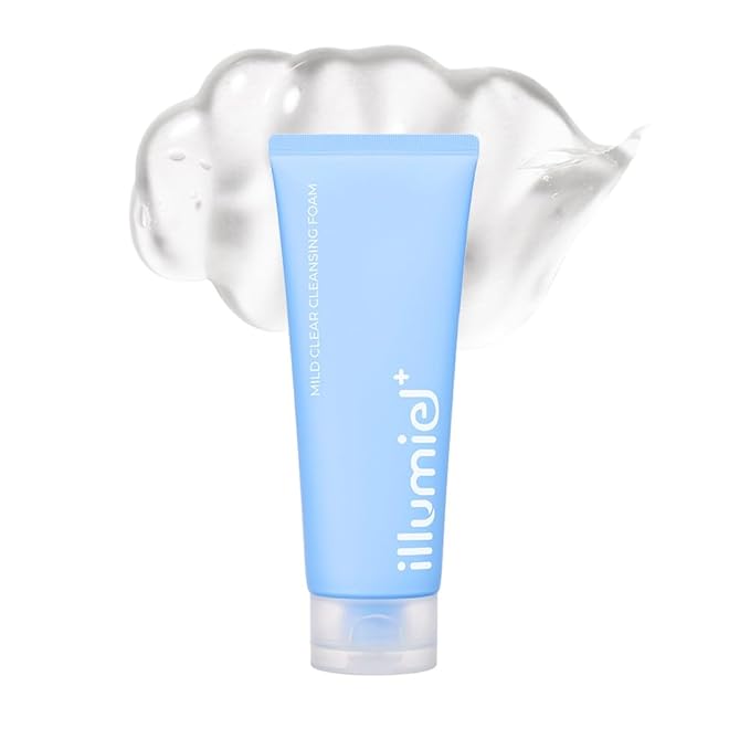 Mild Clear Cleansing Foam for Facial Cleansing with caulerpa lentillifera extract & Potassium [Vegan & Korean Skincare] – 5.07 fl. oz.