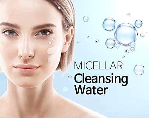 Epielle Micellar Cleansing Water | Makeup Remover for All Skin Types | Gently Cleanses Skin | 8 Fl Oz (2 Pack) | Ideal for Beauty Gifts, Spa Days, Gift Sets | Korean Skincare