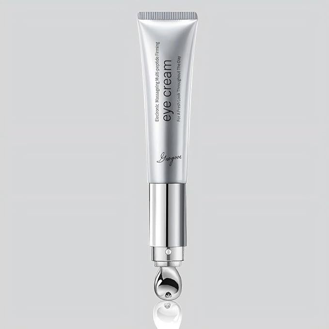 Multi-Peptide & Retinol Eye Cream,Electric Massage Eye Cream With Caffeine,Niacinamide,Vitamin C & for Dark Circles, Puffiness Puffy Bags & Wrinkles ，Anti-Aging Eye Cream for Fine Lines, 0.7 fl.oz