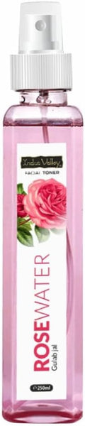INDUS VALLEY Rosewater - Refreshing Face Mist with Damask Rose, All Skin Types - Hydrating Rose Water Spray for Glowing Skin Care - No Dyes or Alcohol, Hypoallergenic, Vegan 8.451fl. oz