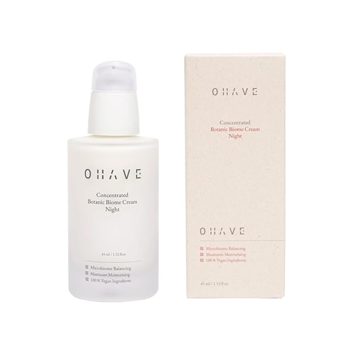 Night Cream – Vegan Formula, Natural Ingredients, Skin Hydration & Firmness Care, Cruelty-Free, Dermatologist Tested - 45ml