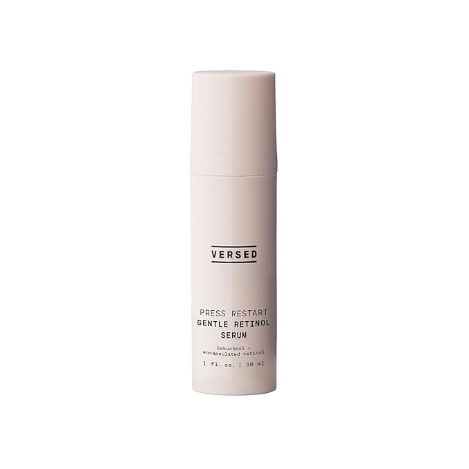 Versed Press Restart Gentle Retinol Serum - Bakuchiol Anti-Aging for Even Skin Tone, Fine Lines and Wrinkles for Sensitive Skin (V1 Press Restart Retinol Serum - 1 Fl Oz (Pack of 1))