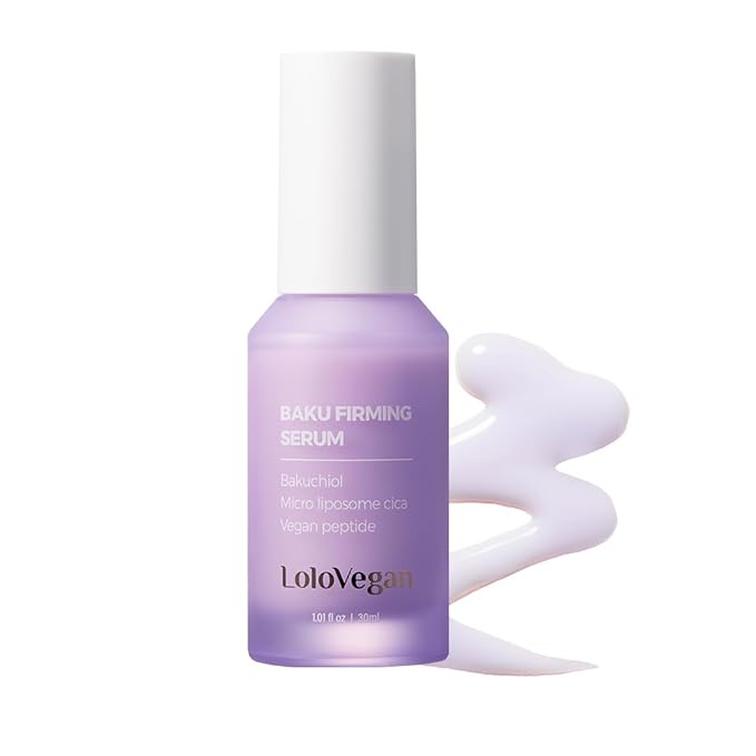 Baku Firming Serum – Bakuchiol Serum with 9 Peptides, Niacinamide, Centella Asiatica, Pore Tightening and Anti-Aging (30ml/1.01 fl.oz)