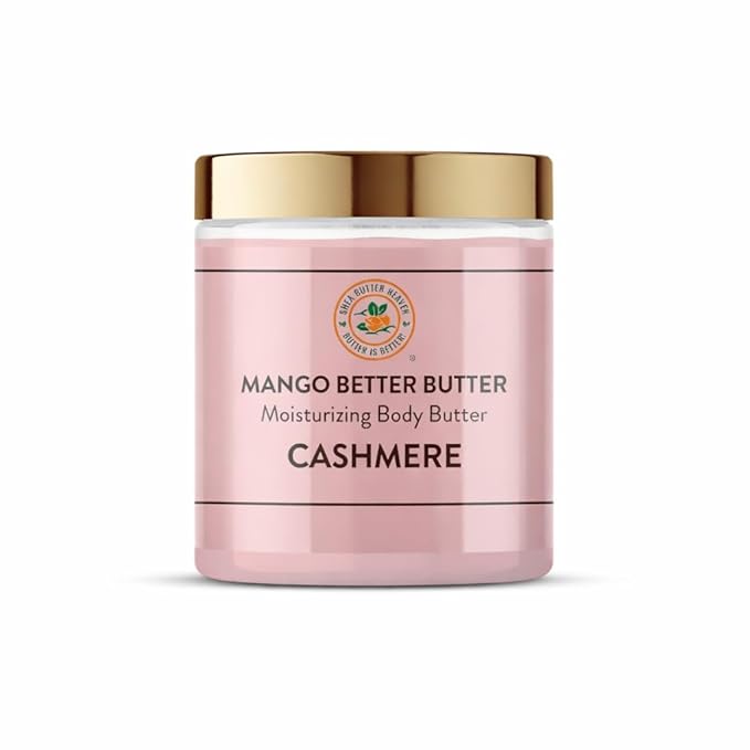 Mango Better Butter® Cashmere – Moisturizing Body Butter for Everyday Skin Care, 7 oz