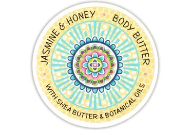 Greenwich Bay Trading Co. Scented Botanic Body Butter - Luxurious Hydration with Shea & Cocoa Butter, Enriched with Vitamin E - 8 Ounce Tub (Jasmine & Honey)