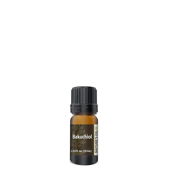 Nature's Oil Bakuchiol 99% - Pure Plant-Based Retinol Alternative - Natural Cosmetic Ingredient - for DIY Serums, Creams, and Skincare Formulations (10mL)