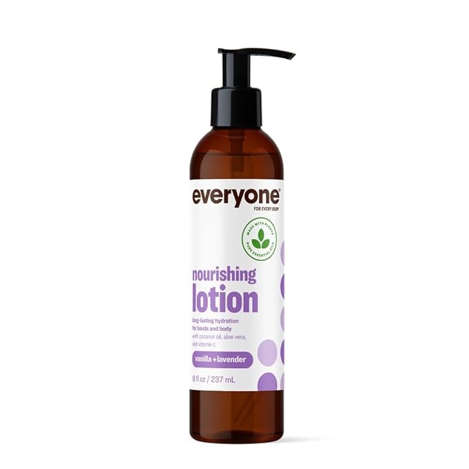 Everyone Nourishing Vanilla & Lavender Lotion, 8 FZ