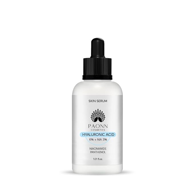 Hyaluronic Acid Serum for Face, Deep Hydration & Plumping, Lightweight, No Fragrance, Skin Smoothing, Moisture-Locking Effect