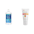 T.N. Dickinson's 16 oz 100% Natural Witch Hazel Moisturizing Astringent & vH Essentials 6 Fl Oz Tea Tree Oil & Prebiotic Feminine Wash