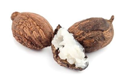 Nilotica Shea Butter, Organic Vegan| East Africa Pure | Dry Skin | Hair | Lips | Elbows | Body Face | Large 8 oz Glass Jar | Use it everywhere | Multi Purpose Use | 100 uses in 1 jar | Ships in 1 Day