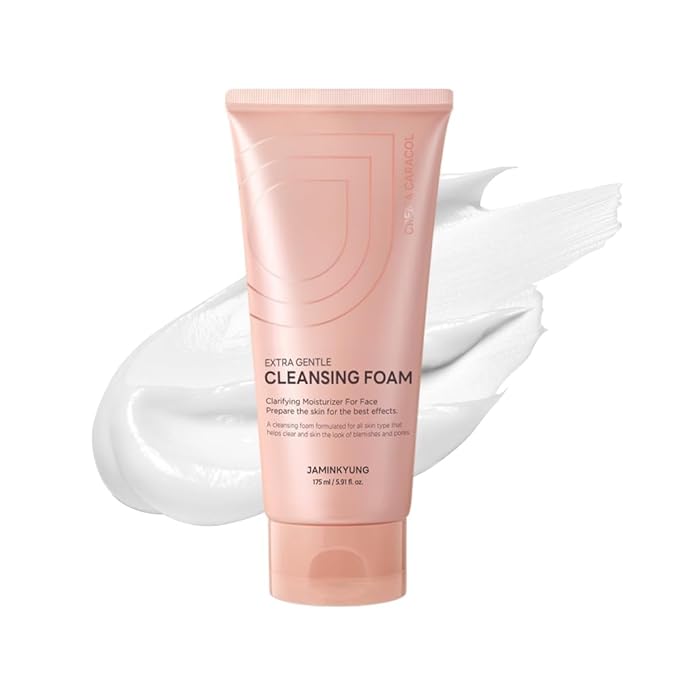 Extra Gentle Cleansing Foam, Face Wash with Snail Mucin & Soothing Portulaca, Hydrating Facial Cleanser for Sensitive Skin, Non-Stripping, Korean Skincare 5.9 fl oz (175ml)