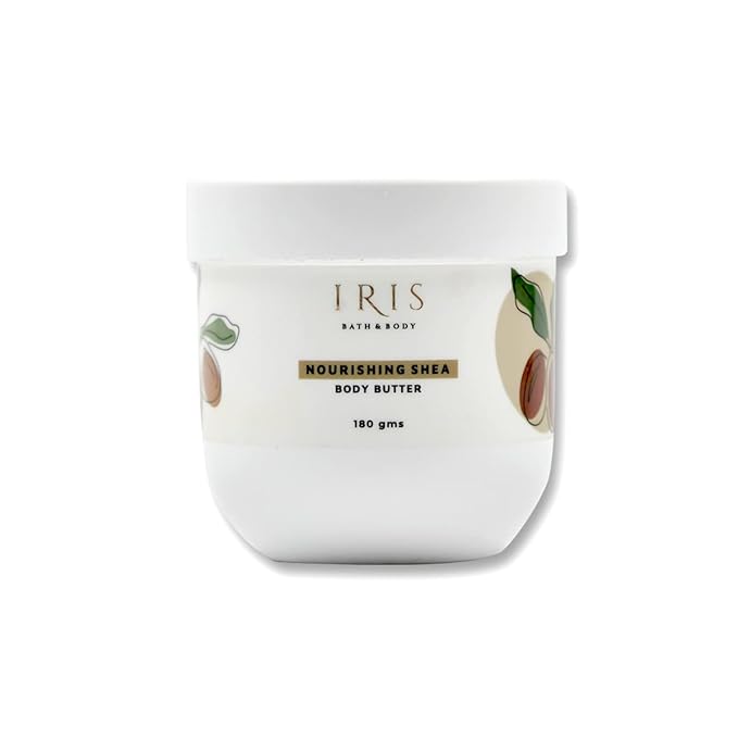 Iris Nourishing Shea Body Butter - Deep Moisture and Silky Softness | Luxurious Hydration for Dry Skin | 180g
