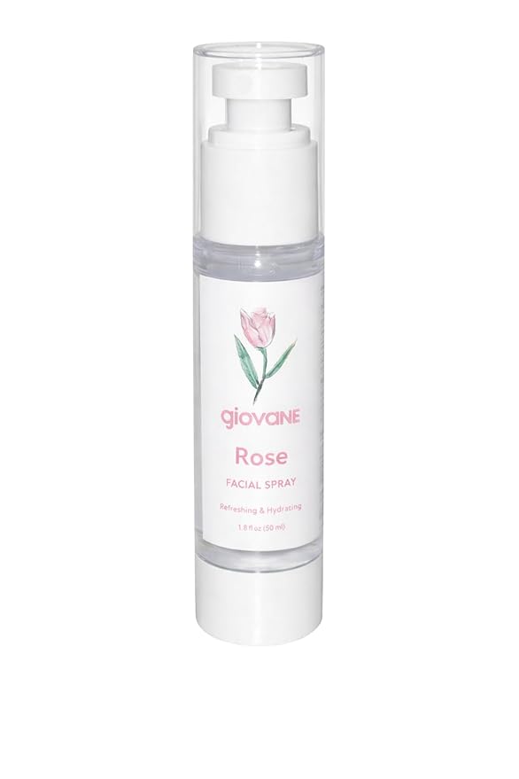 Giovane Refreshing & Hydrating Rose Facial Spray, Vegan, Lightweight Mist, 1.69 Fl. Oz., Kid Owned: Made for Kids by a Kid