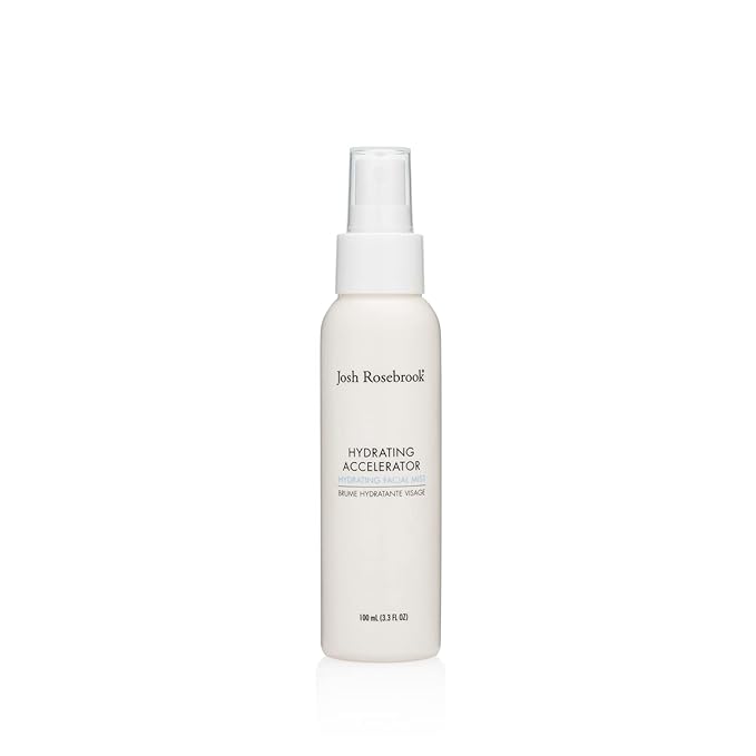 Josh Rosebrook Hydrating Accelerator Moisturizing Facial Mist - Refreshing & Lightweight Antioxidant Toner - Natural Facial Spray for All Skin Types Including Mature and Acne Prone - 100mL - 3.3 Oz