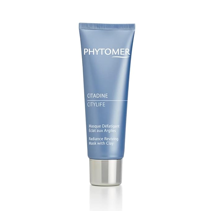 Phytomer Citylife Firming Clay Face Mask | 100% Natural White & Red Clay Face Mask | Renew Healthy Skin | Reduce Pores & Improve Texture of Dull Skin | 50ml