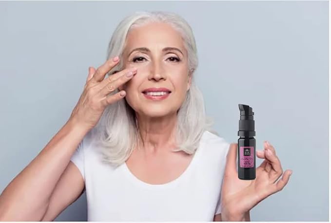 Organic Eye Cream for Dark Circles and Puffiness PLUS Anti Aging & Under Eye Serum - For Fine Lines and Wrinkles - 1 Month Supply - Made in USA