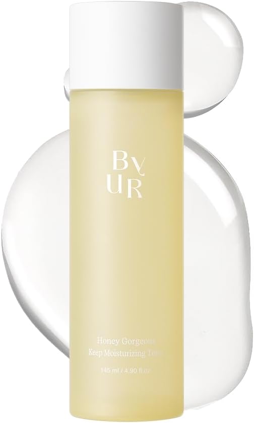 ByUR Honey Gorgeous Keep Moisturizing Toner - Deeply Hydration & Glow, Firming & Elasticity Care for Dry Skin, Skin Barrier Repair, Honey & Ceramides, Gentle Facial Daily Pore Care Korean Skincare