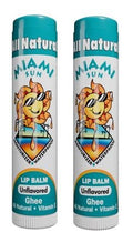 Unflavored Lip Balm, 100% Natural with Ghee, Avocado Oil, Organic Coconut Oil, Non-Toxic, Best for Dry, Chapped Lips - Moisturizing, Healing, Chemical-Free (2 pcs)