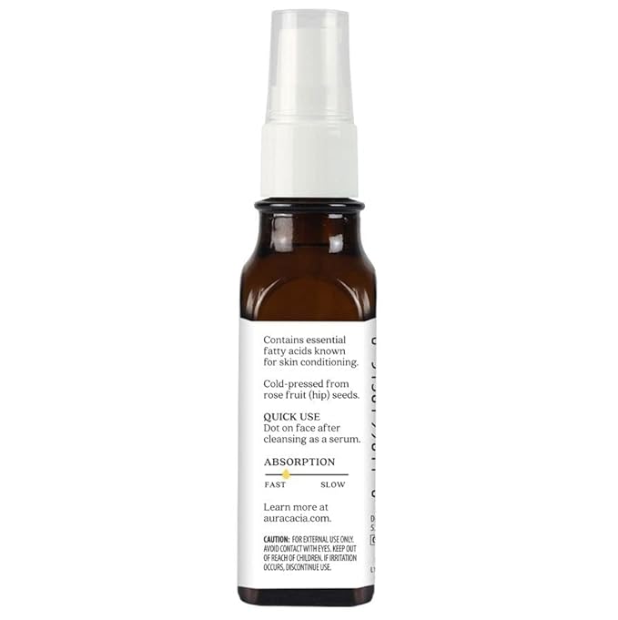 Aura Cacia Organics Skin Care Oil Og2 Rosehip 1 Fz