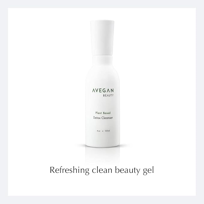 Ecco Bella Vegan Wellness Beauty Plant-Based Detox Facial Cleanser – Gently Wash Away Dirt & Impurities, Soothing All Skin Types with Hydration & Moisture Restoration – 120ml