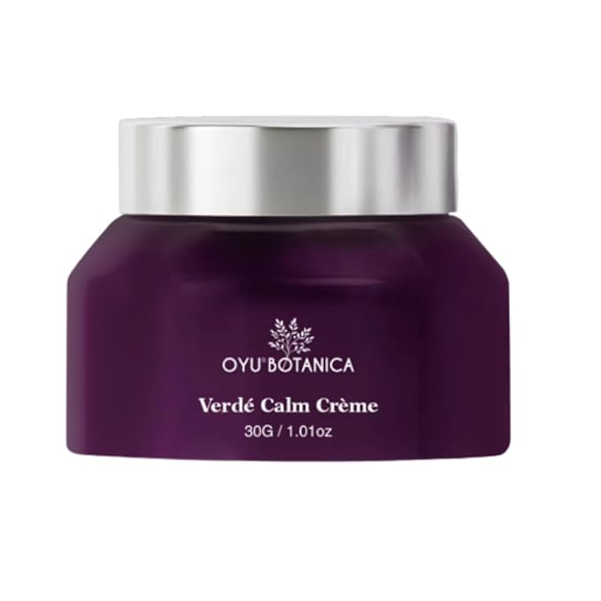 OYU Botanica Verde Calm Crème – Natural Plant-Based Daily Moisturizer – Hydrating Face & Body Cream for Dry, Irritated Skin – Organic Ingredients, Vegan & Cruelty-Free – 50ml
