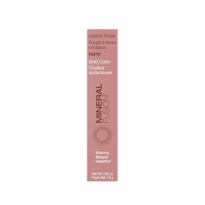 Mineral Fusion Lipstick Butter, Ripe, 0.06 Ounce (Pack of 3)
