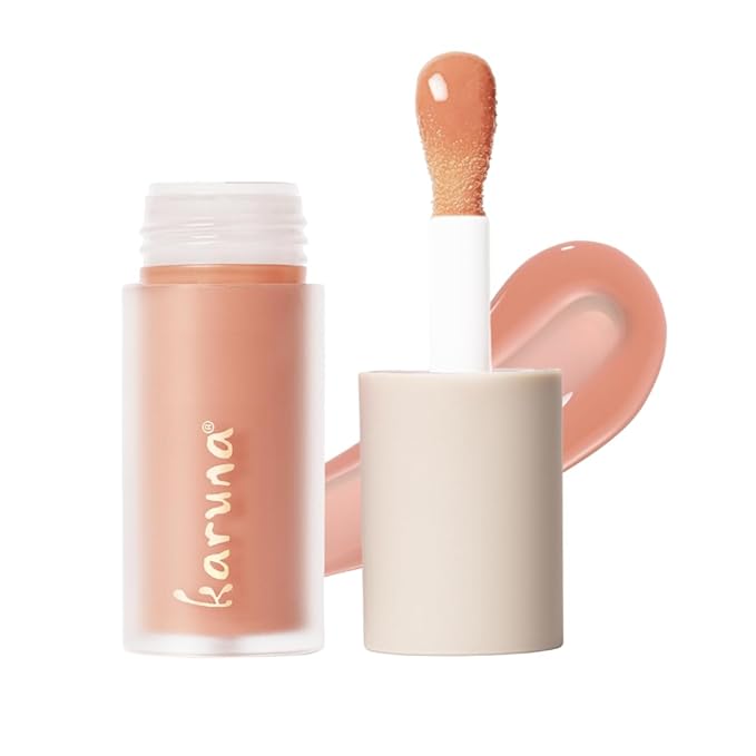 Karuna Skin - Tinted Lip Oil, Soothing & Moisturizing Lip Products with Peptides, Antioxidants, Hydrating Flattering Vegan Lip Tint (Soar)