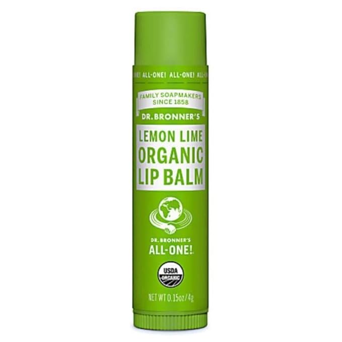 Dr Bronner's, Lip Balm Lemon Lime Organic, 0.15 Ounce