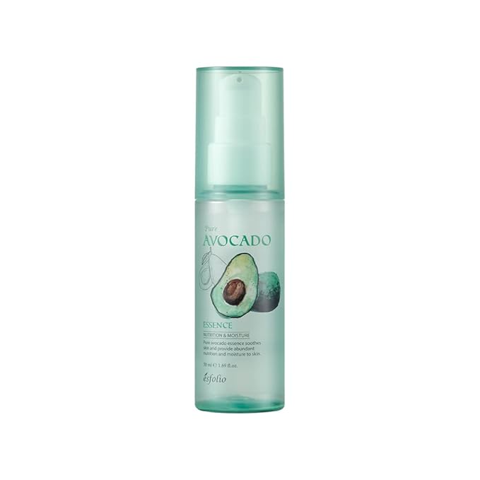 esfolio Pure Avocado Essence Hydrating Facial Essence Nourishing Skin Moisture Care Korean Skincare 1.69 fl oz